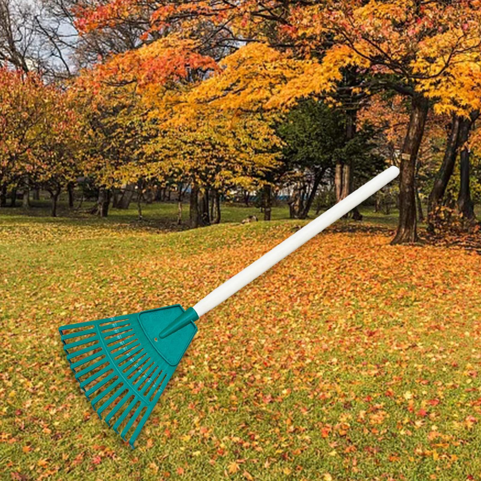 Râteaux à Feuilles pour Pelouse, Râteau de Jardinage Réutilisable pour Les Feuilles Mortes et L'entretien de La Pelouse.