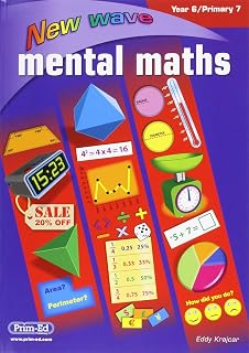 Prim-Ed Publishing 1705UK New Wave Mental Maths, Year6 / Primary7