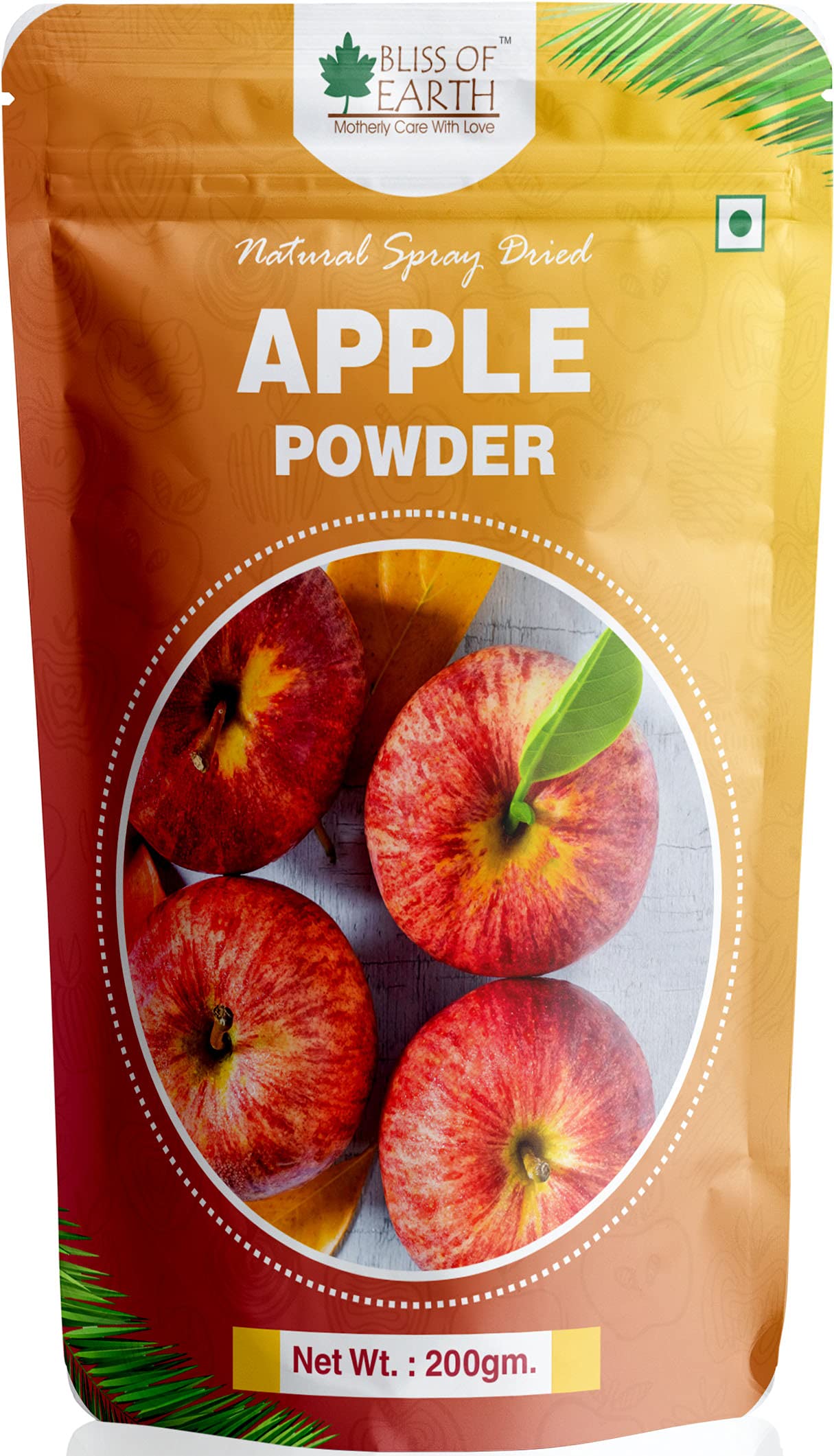 Bliss of Earth 200gm Apple Powder+Pineapple Powder+Strawberry Powder Natural Spray Dried COMBO (Pack of 3)