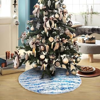 White fluffy christmas decorations Clearance