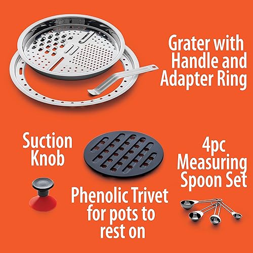 Miniatura 5 de Chefs Secret - Juego de utensilios de cocina de acero inoxidable T304 28 piezas 12 elementos como se muestra en la imagen