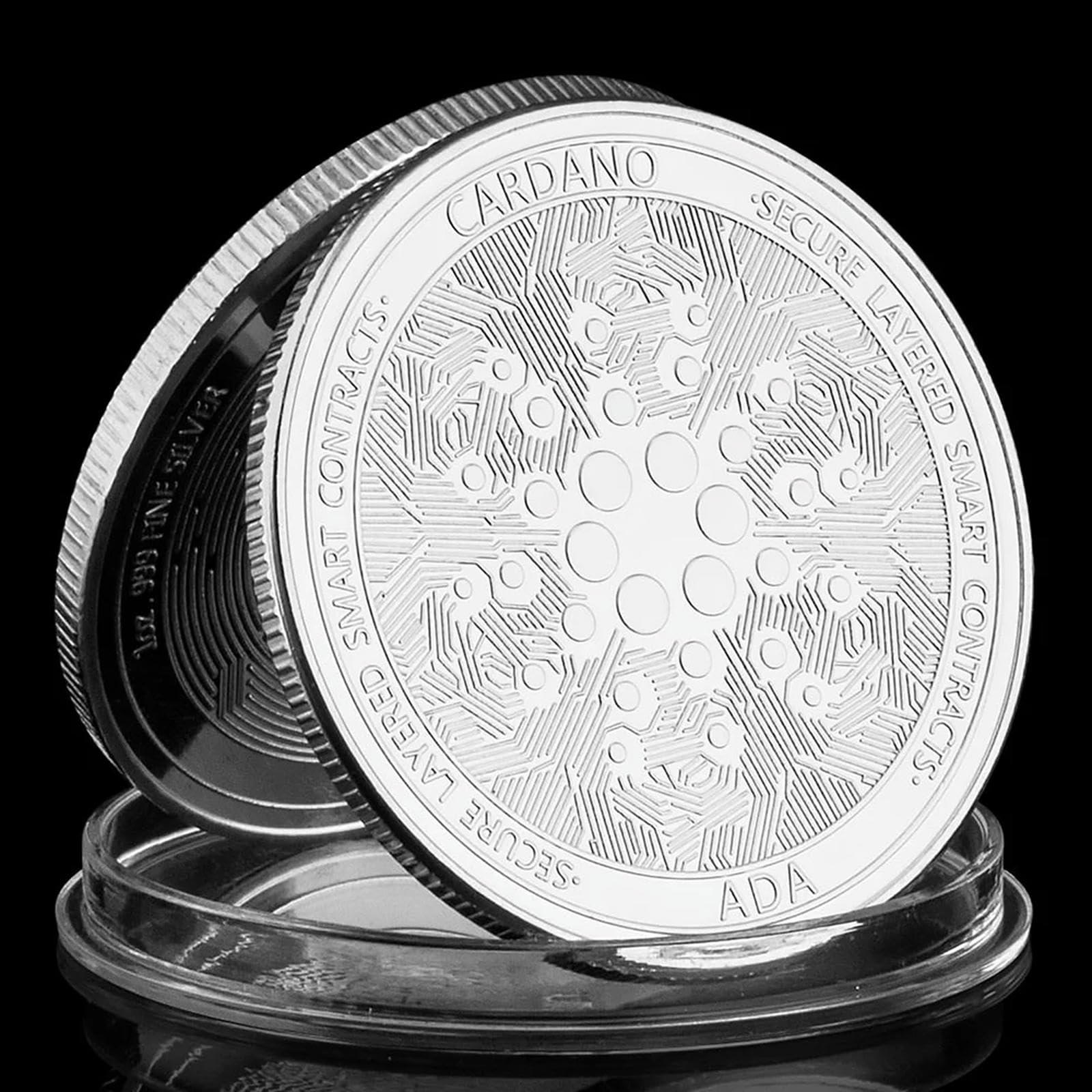 QYZXTH Ada Cardano Crypto Coin Criptomoneda Moneda Coleccionable En Código  Confiamos Colección de Arte Moneda Conmemorativa Física Chapada en  Oro-Plata : Amazon.es: Juguetes y juegos
