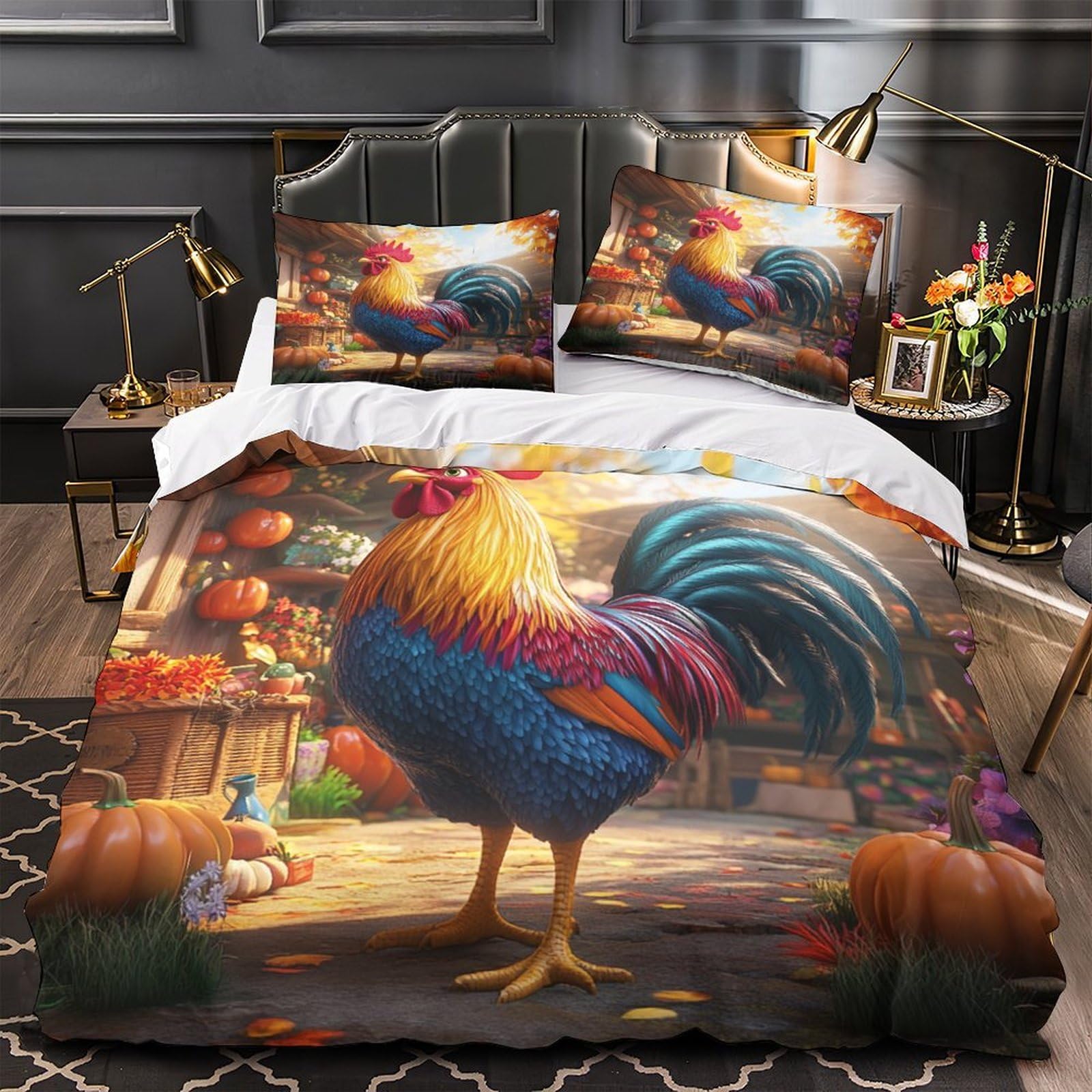 Housse de couette 140x200 en microfibre respirante et hypoallergénique