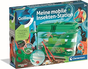 Clementoni Galileo Lab 59440 My Mobile Insect Station Insect Observation and Exploration Experiment Box for Children from 7 Years Old
