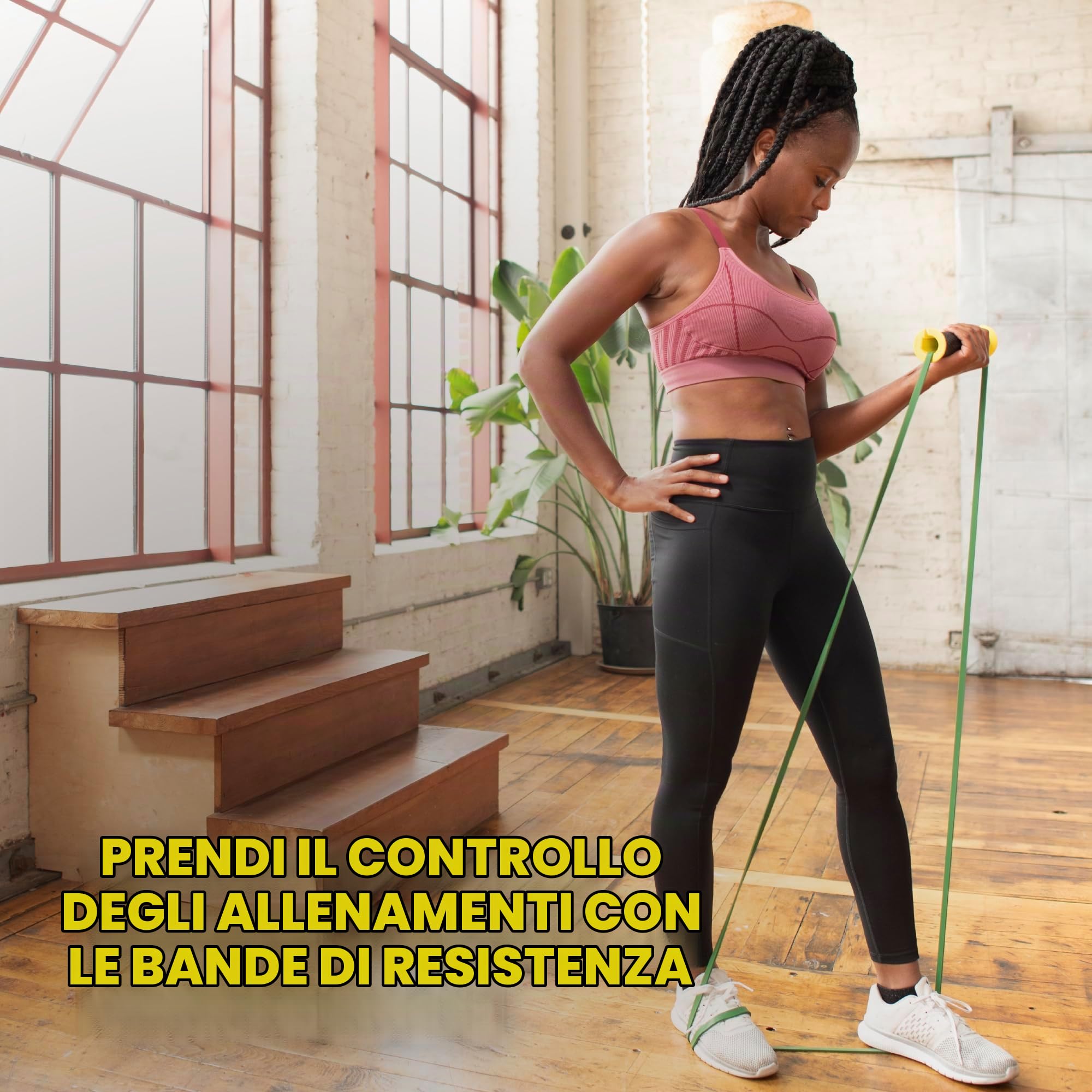 TRX Bandit Resistance Band Grip System - Allenamento della forza Home Gym