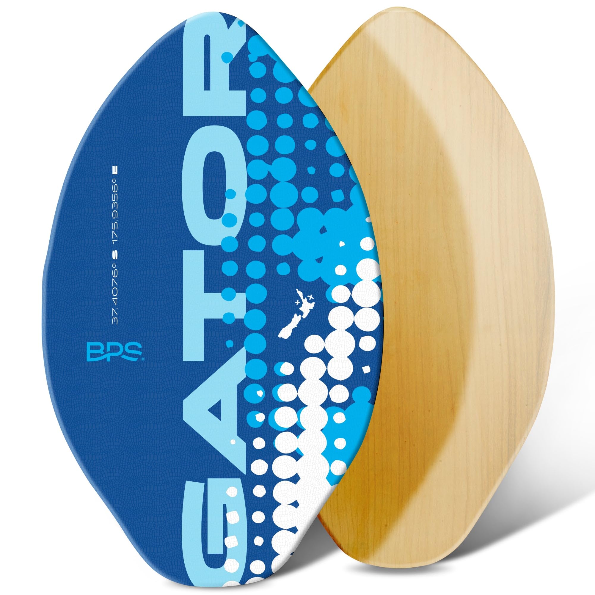 BPS Gator Wooden Skimboard for Beach