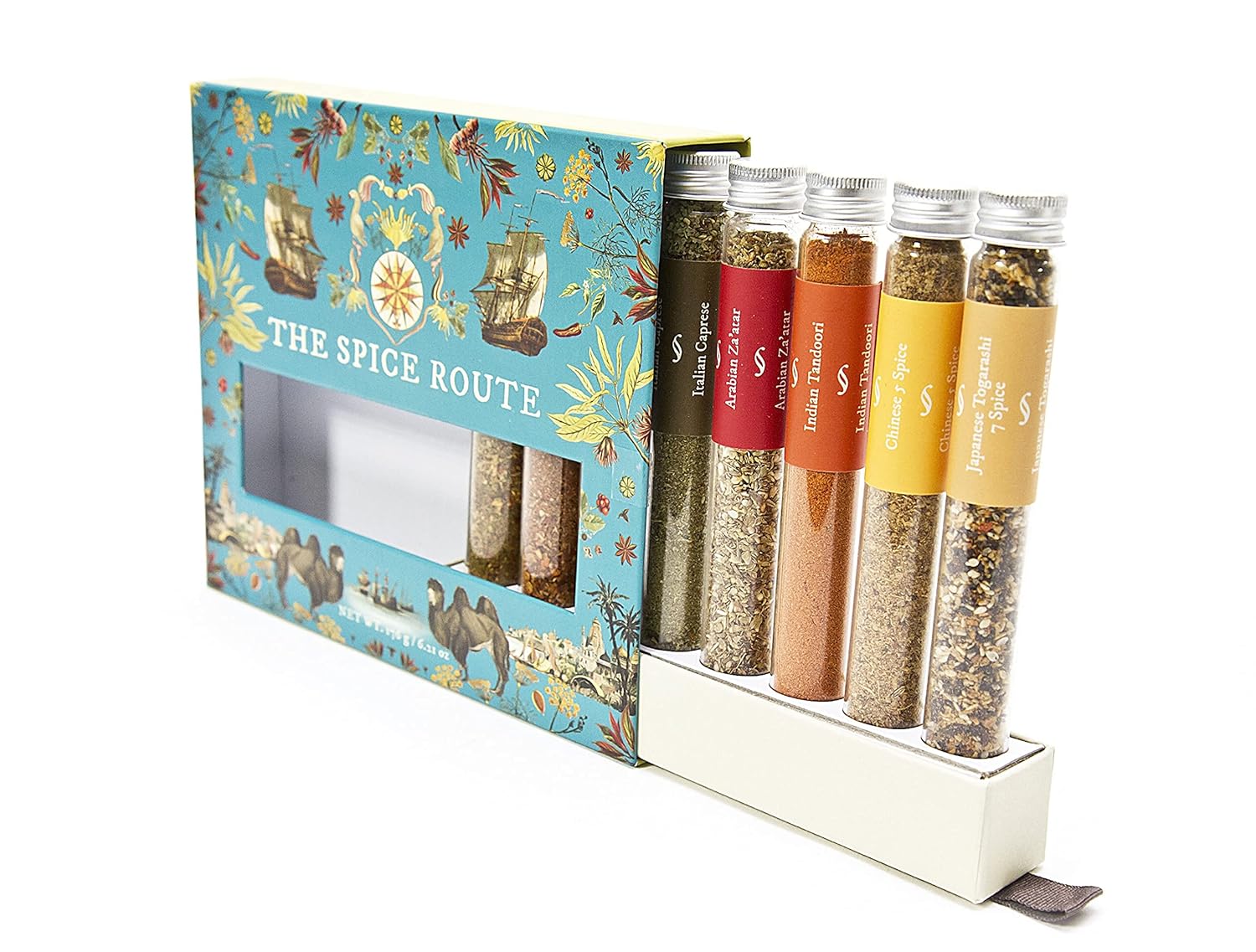 eat.art Spice Route | Superb Collection of Iconic and Exotic Spice Blends from Around the Globe | 8-Pack Gift Set