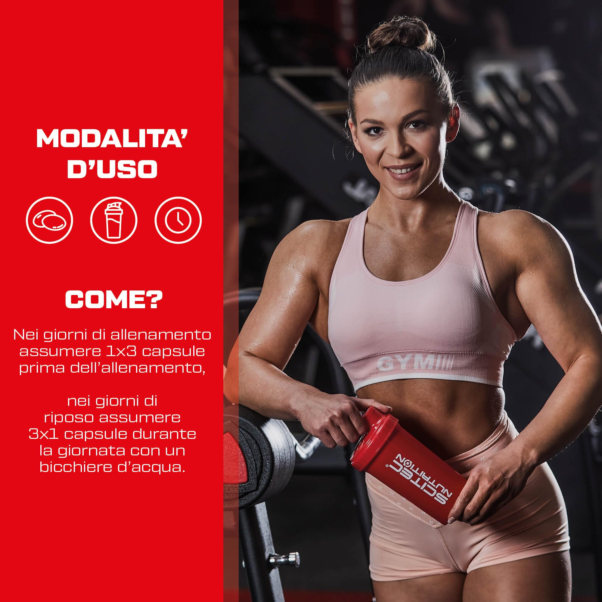 Scitec Nutrition Citrulline Malate, Integratore alimentare di aminoacidi in mega capsule, 90 mega capsule