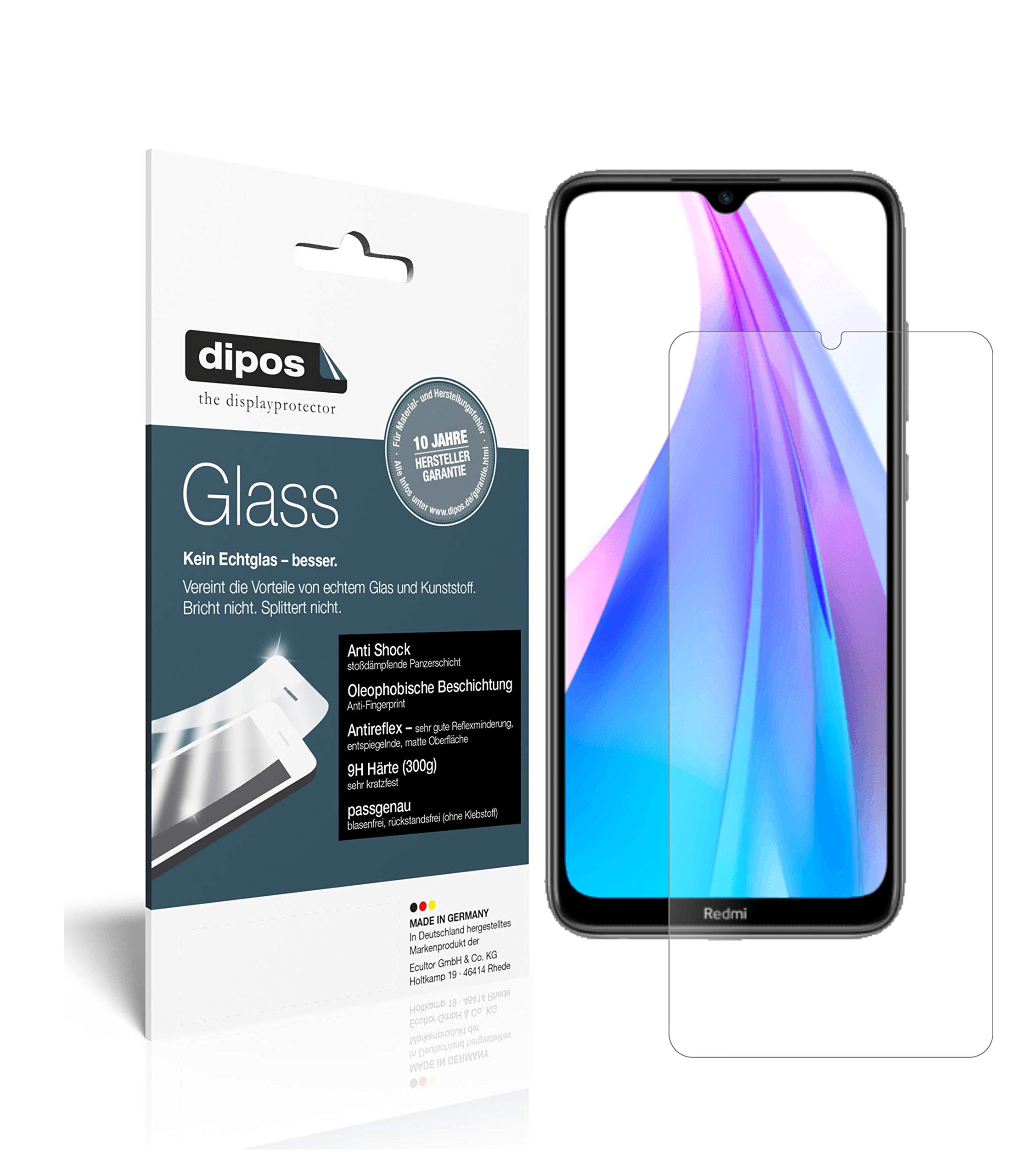 PELLICOLA IN VETRO TEMPERATO PROTEZIONE DISPLAY Per XIAOMI REDMI NOTE 8T 8 T