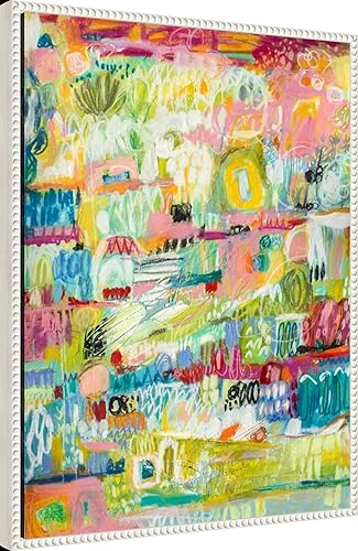 Miniatura 2 de Amanti Art Karen Fields - Lienzo enmarcado para pared, 30 x 23 pulgadas, jardín bohemio II por Karen Fields, lienzo enmarcado para pared, arte