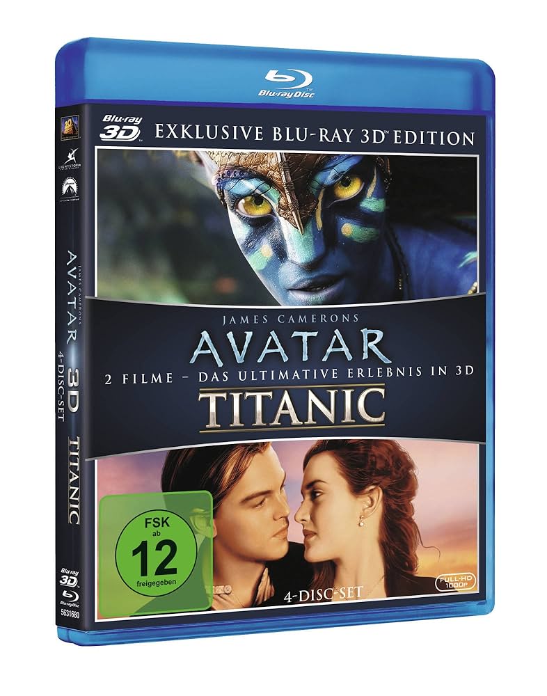その他 Avatar/Titanic 3d [Blu-ray] [Import] khxv5rg AVATAR / TITANIC [Blu-ray 3D + 2D] UK Exclusive 3D James