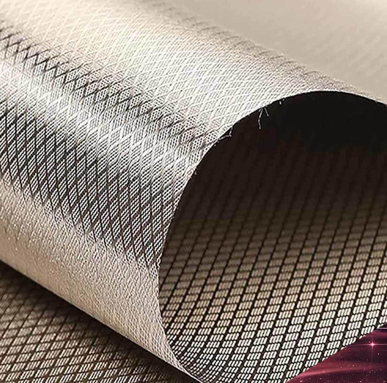 Faraday Fabric EMP Proof EMF Fabric Protection Silver EMF Shielding Fabric Protection EMF Blocker from WiFi Cell,silver-3x1.1m