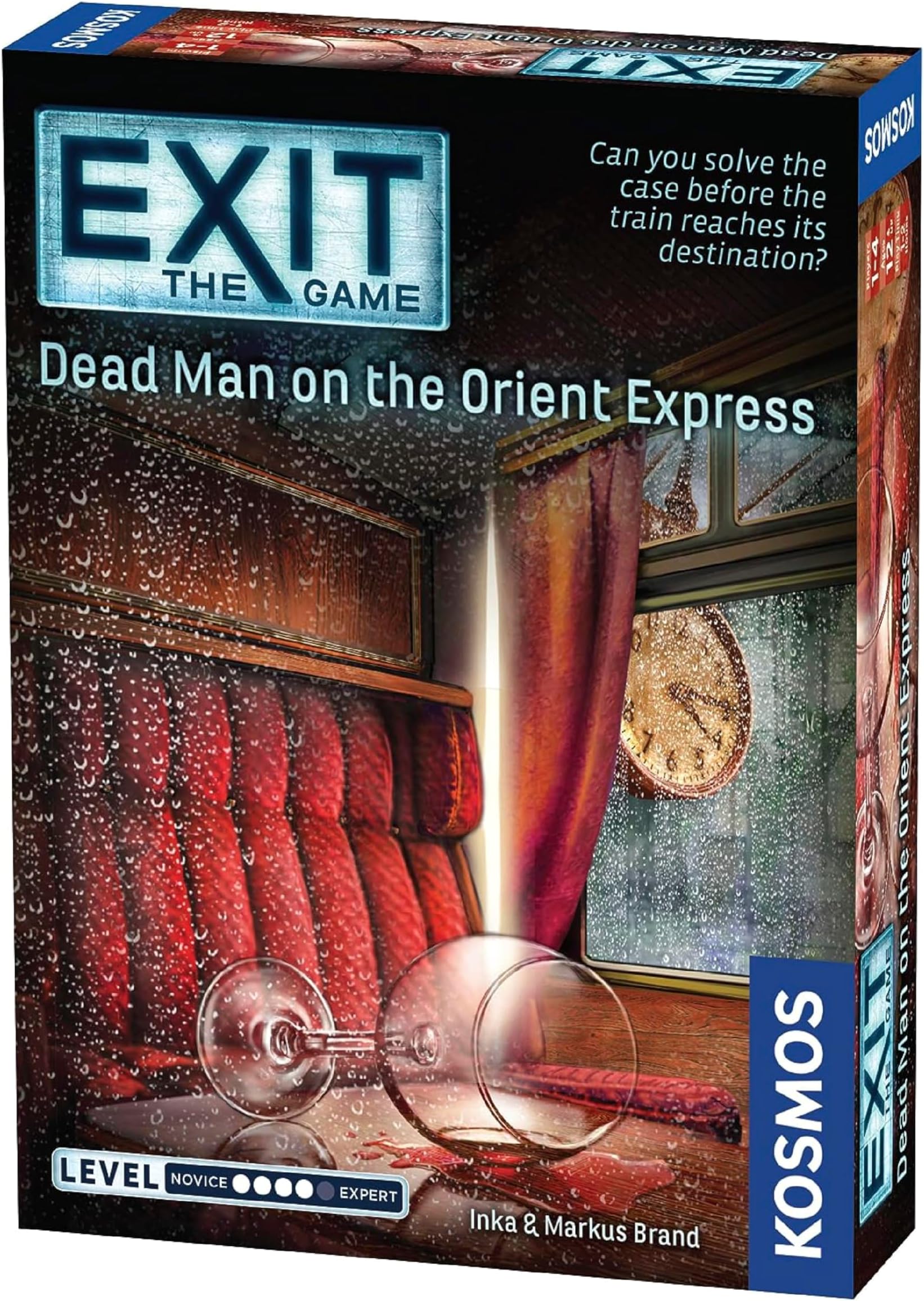 Dead Man on The Orient Express | Exit: The Game - A Kosmos Game | Family-Friendly, Card-Based at-Home Escape Room Experience for 1 to 4 Players, Ages 12+