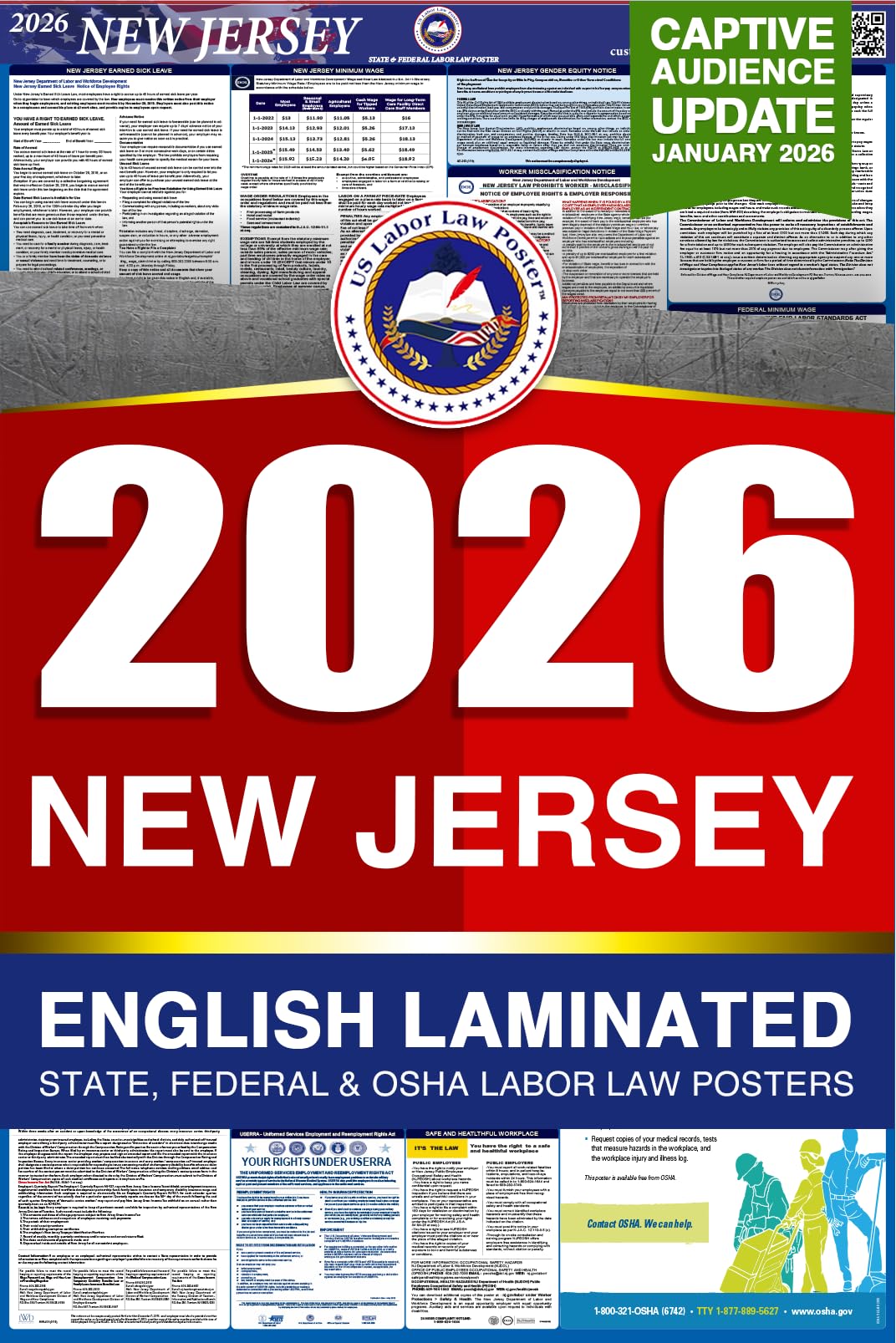 Amazon.com : 2026 New Jersey NJ All-in-One Workplace Compliance