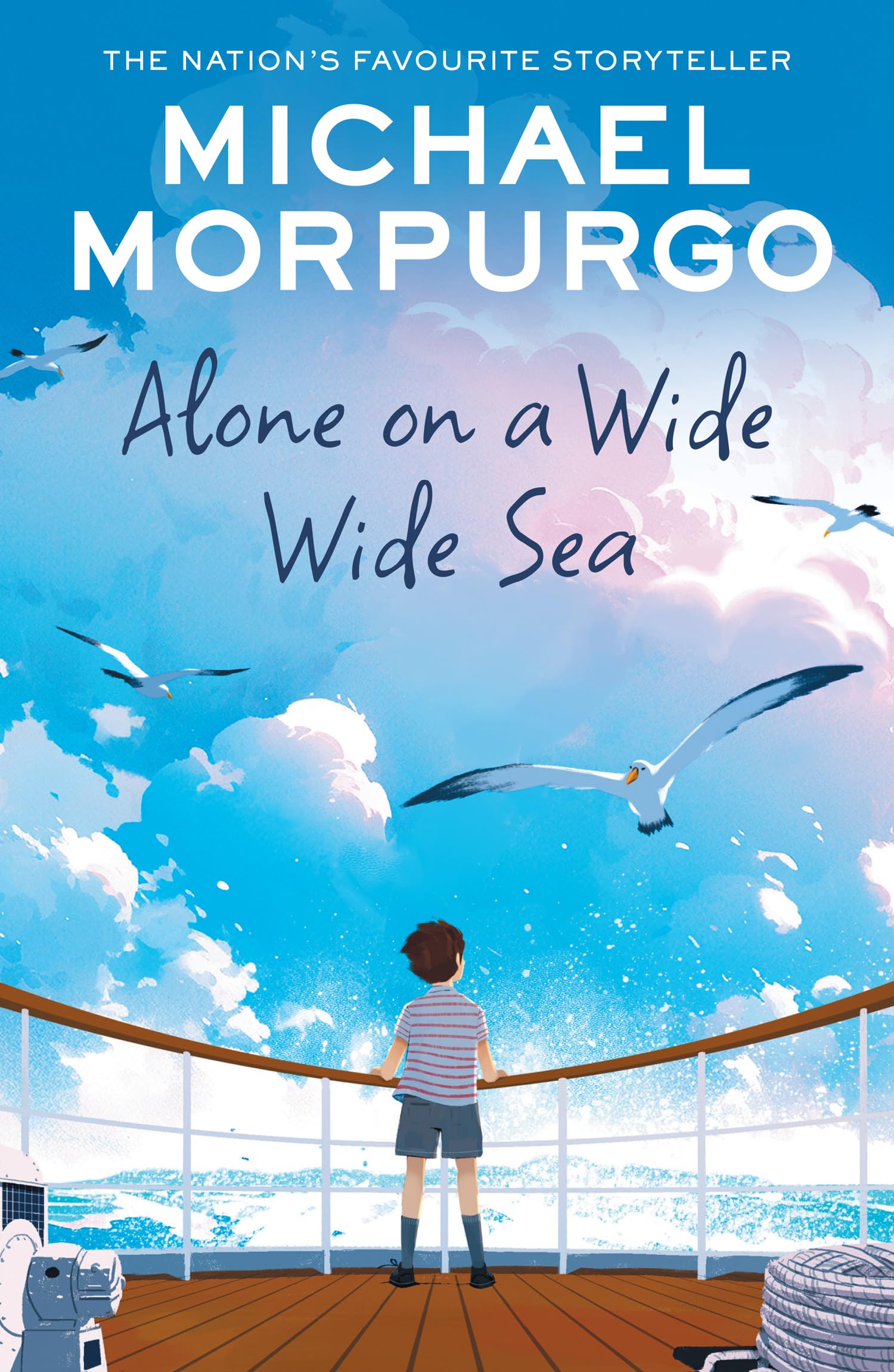 Alone on a Wide Wide Sea by Michael Morpurgo (Paperback Book)