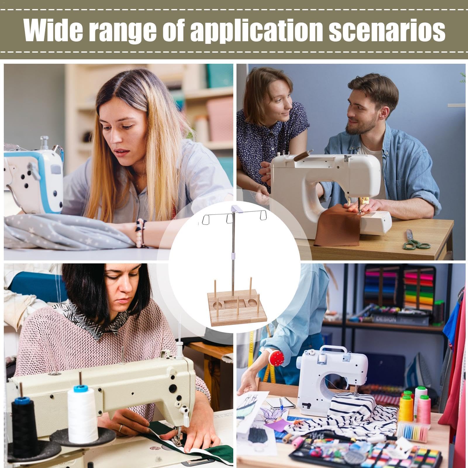 Garnständer Für Große Spulen - Praktischer Halter Für Nähmaschinen Und Bastelprojekte