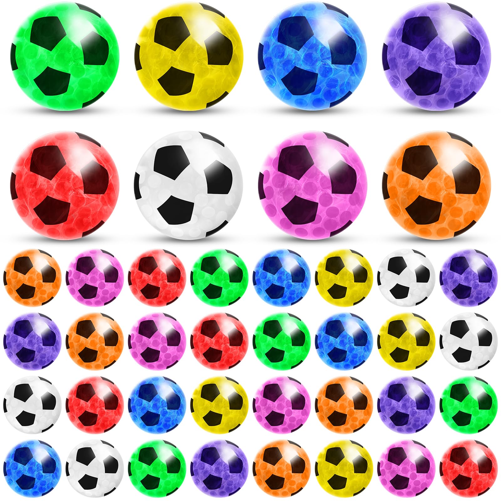 Photo 1 of Poen 50 Pcs Mini Balls for Adults Relief Balls Filled with Water Beads for Autism ADD ADHD(Soccer)
Cat Teaser Toy Ball, 1 Toy Launcher, 20 Pcs Launch Ball Interactive Toy, self hi Toy, Soothing Silent Ball, Silent Plush Elastic Ball, bite Resistant cat ca