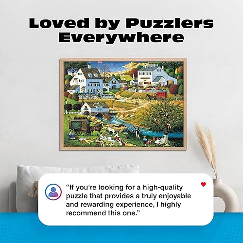 Vista 30 de Buffalo Games - Charles Wysocki - Witch's Bay - Rompecabezas de 1000 piezas para adultos - Rompecabezas desafiante perfecto para noches de juego