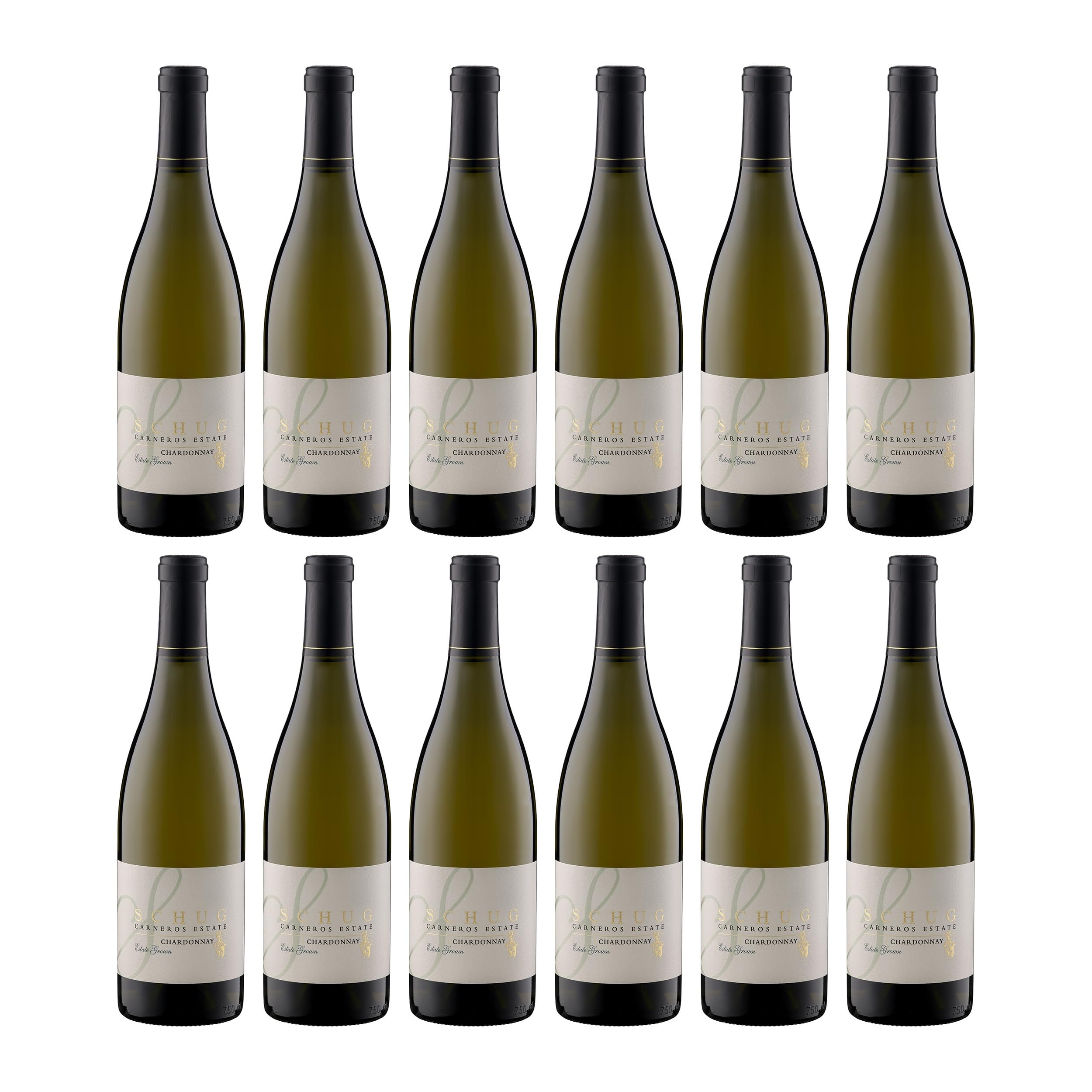 Schug Carneros Estate Chardonnay Estate Grown Carneros Weisswein Weiss trocken Vereinigte Staaten inkl. FeinWert E-Book (12 x 0.75 l)