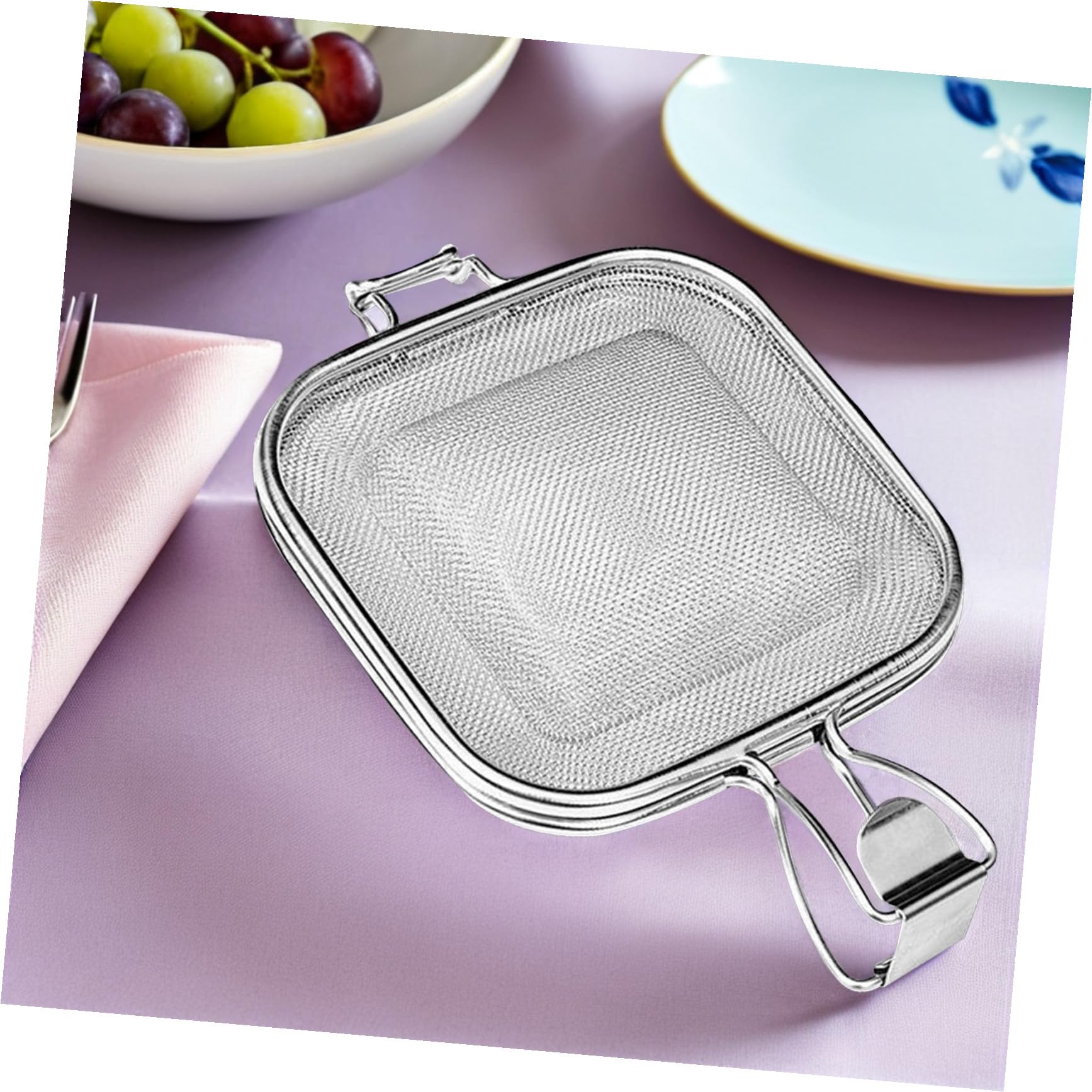 Pinze Toast per Forno Clip di Pane Multiuso 10.4X6.3X1.4 Pollici Design Vuoto per Circolazione Aria Perfette per Cottura Panini in Forno e Griglia