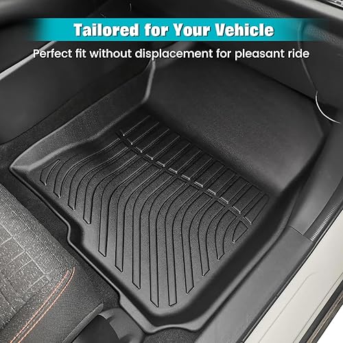 Miniatura 8 de FREEMOTOR802 Compatible con alfombrillas Honda HR-V 2023-2024, alfombras moldeadas 3D, almohadilla de protección delantera y trasera, juego de 3