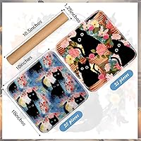 Vista 6 de Redbaker 50 piezas de toallas de papel reutilizables, paños de algodón reutilizables sin papel, toallas de papel absorbentes lavables