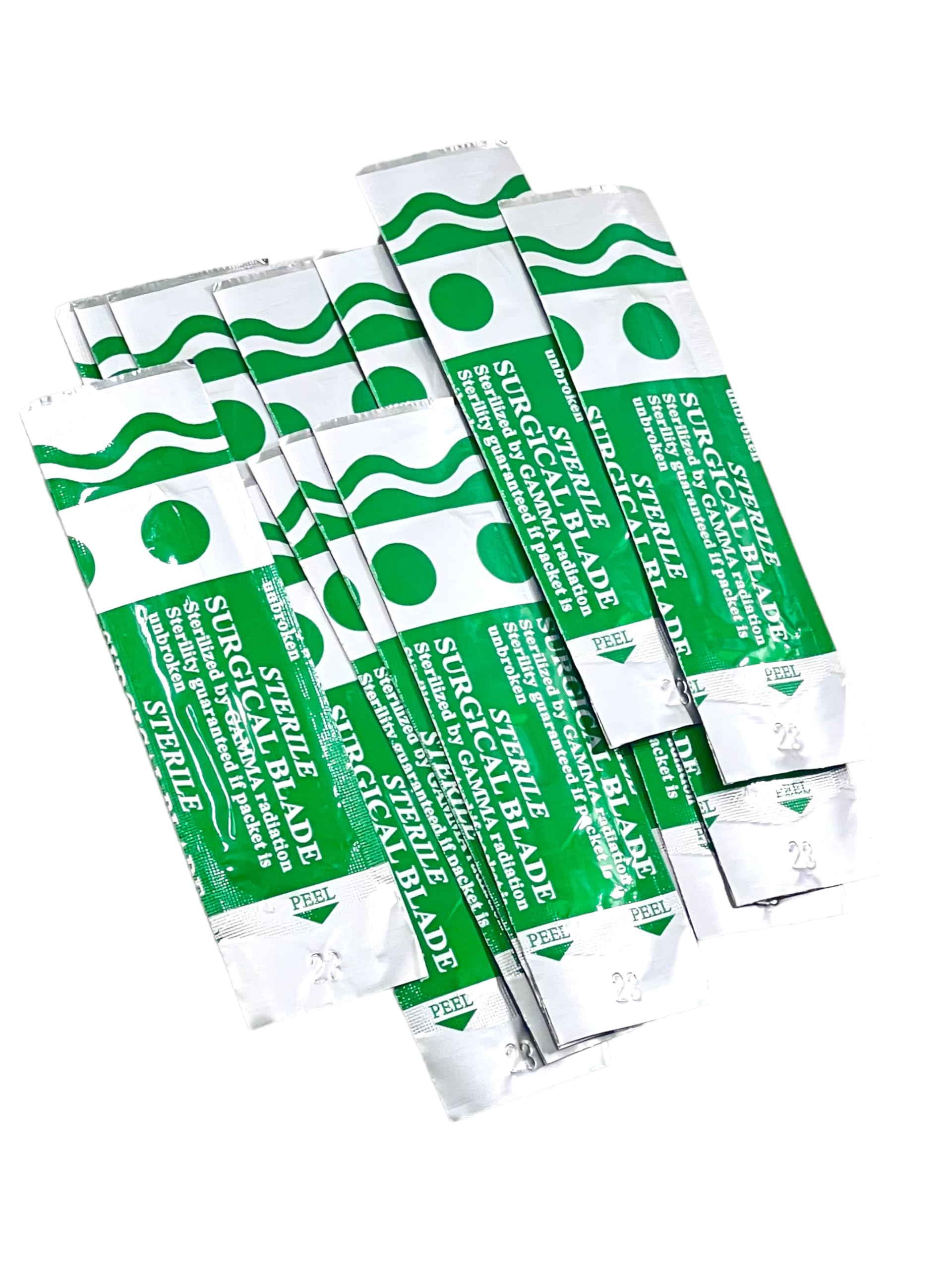 20 Series Sterile Scalpel Blades 100 Blades Per Box Individually Foil Wrapped Fits Scalpel Handle #4 - Artlab (#20)