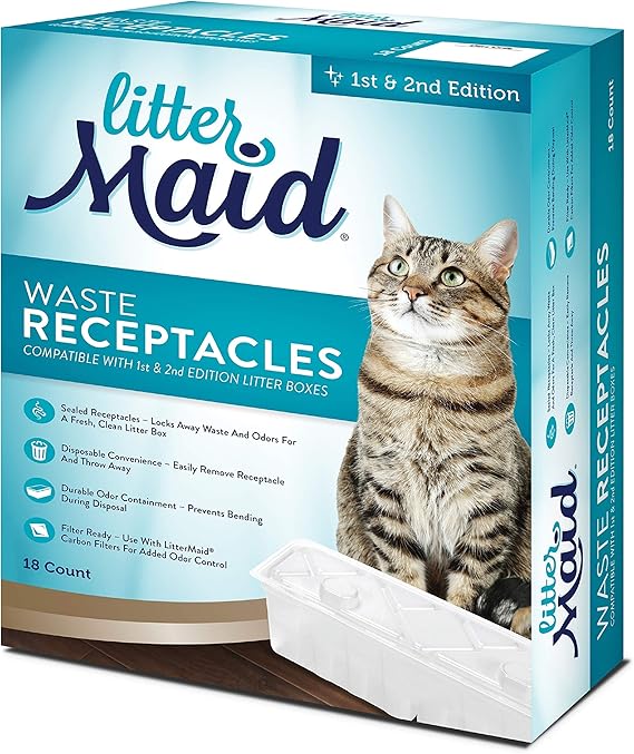 littermaid waste receptacles 12 pack