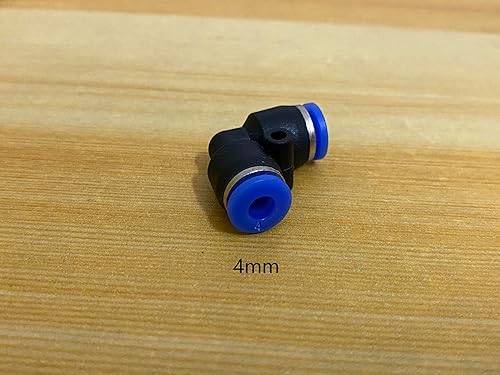 Vista 57 de 5 conectores reductores de tubo de 3 vías en forma de T de 0.394 in x 0.236 in x 0.394 in, empuje rápido para conectar la conexión en T Unión de 4