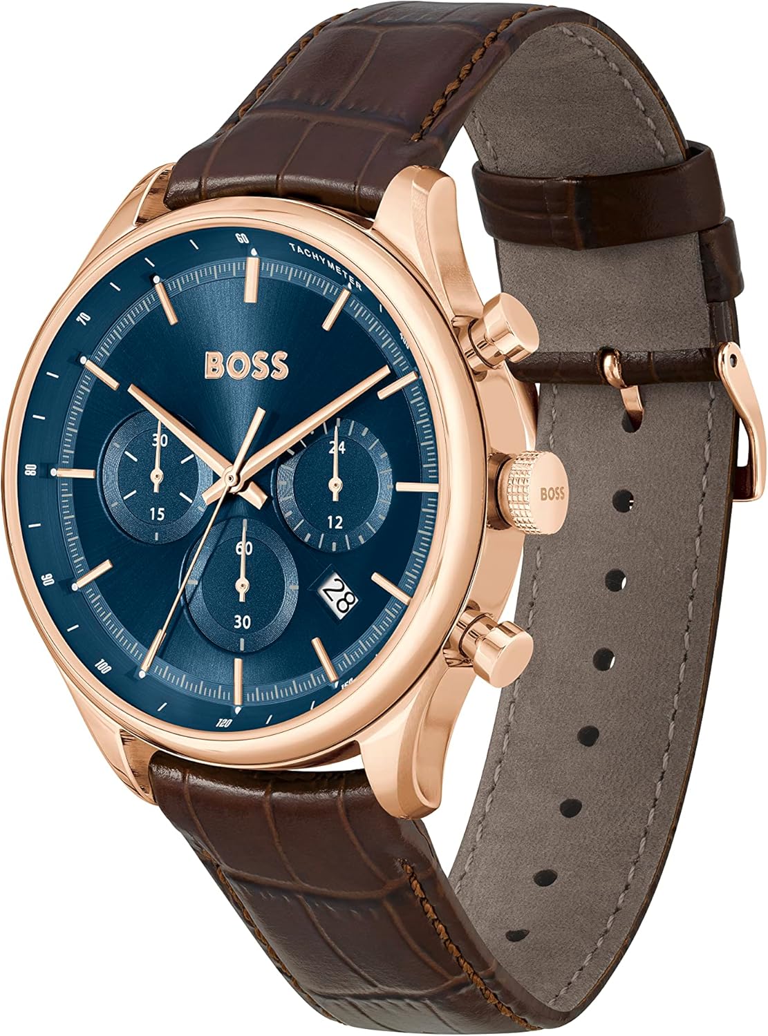 BOSS Men's Quartz Chronograph Watch, Multi Dial, Innovative and Water Resistant up to 50 Meters 5ATM, Gift for Him - Image 2