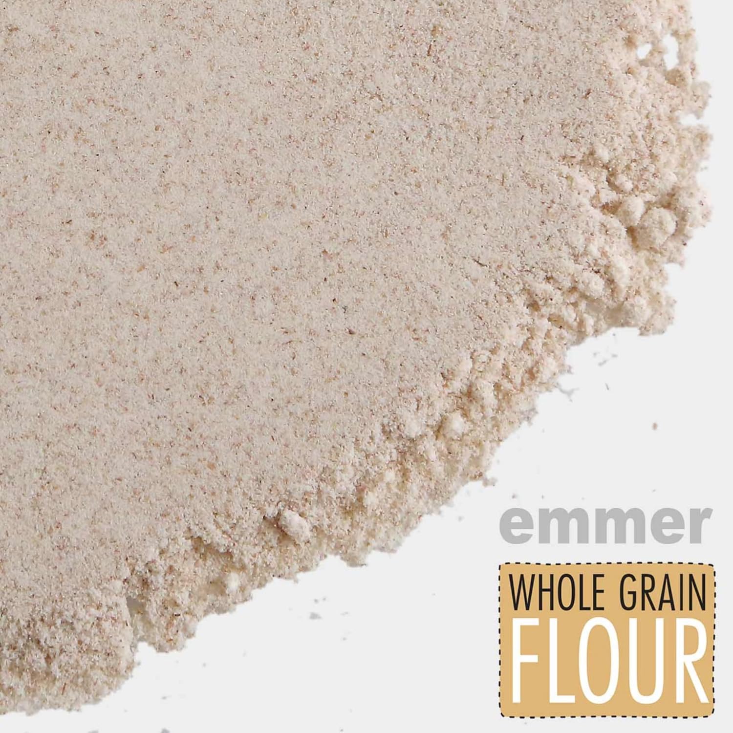 Doves Farm Organic Stoneground Wholemeal Emmer Flour 2.2 lb / 1 kg (Pack of 2) - High Protein Ancient Grain Emmer Whole Wheat, British Baking Flour for Breads & Cakes, Kosher & Vegan, Imported from UK