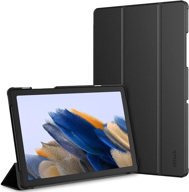 JETech Case for Samsung Galaxy Tab A8 10.5-Inch 2021(SM-X200/X205/X207), Slim Lightweight Stand Protective Tablet Cover with Auto Wake/Sleep (Black)