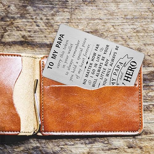 Miniatura 10 de HYHYDHP Tarjeta de regalo para el día del padre, tarjetas de regalo para papá de nietos, nietas, ideas de cumpleaños y Navidad