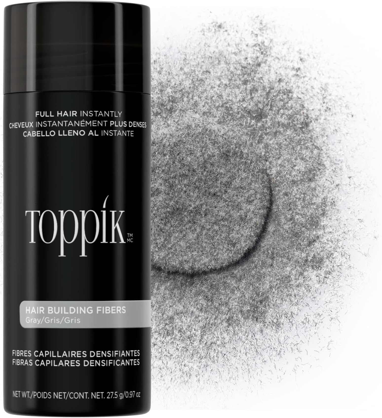 Hair Building Fibers, Fill In Fine or Thinning Hair Instantly Thicker, Fuller Looking Hair 9 Shades,4 size options