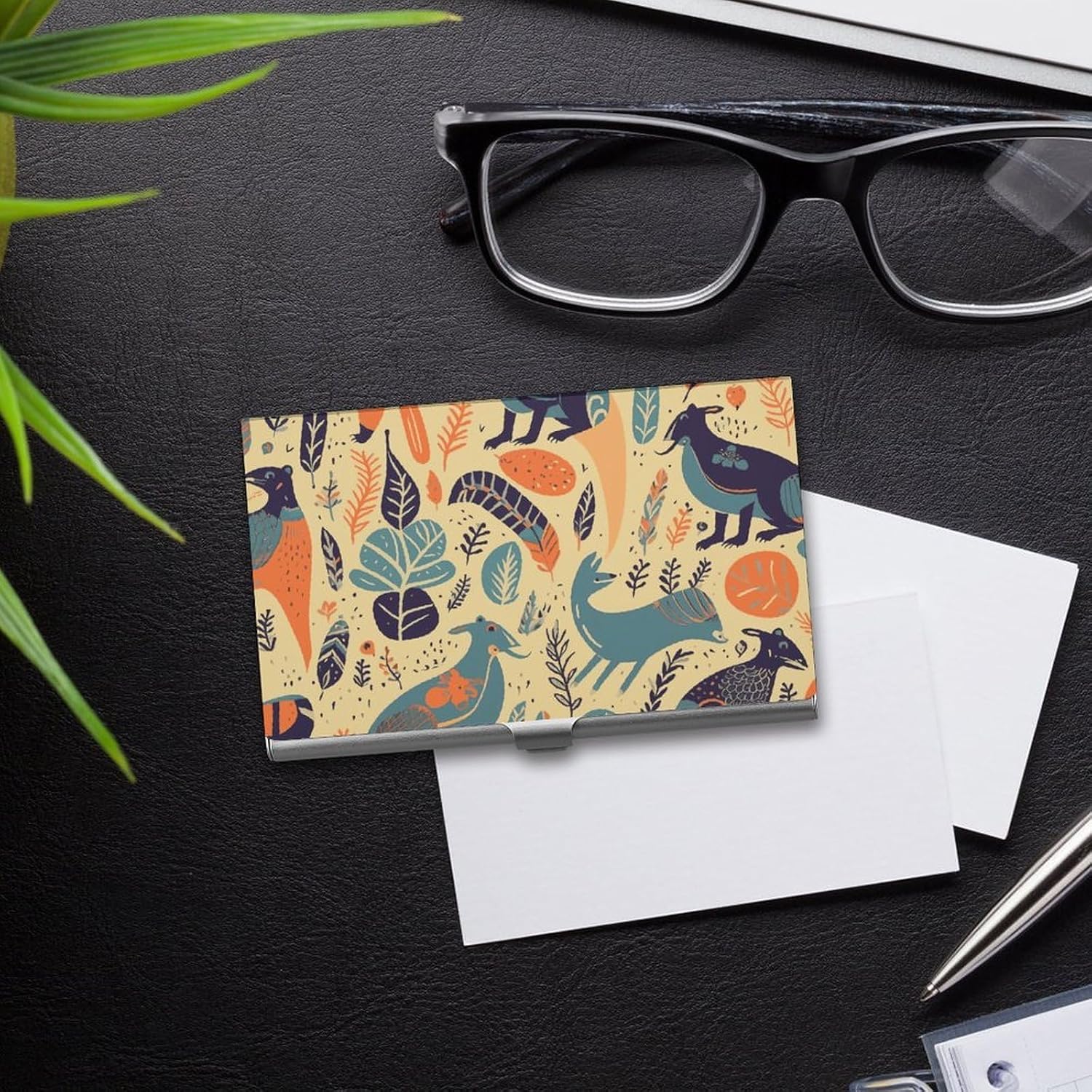 Australian Animals Business Card Holder for Men Women