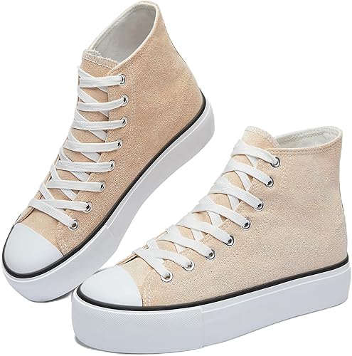 ALTOCIS Zapatillas altas con purpurina y plataforma media con lentejuelas brillantes para mujer, zapatos para caminar con plataforma brillante