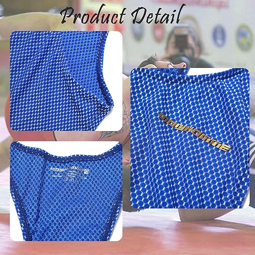 Miniatura 35 de QiaTi Boxers de lucha libre transpirable para hombre, overol de una pieza, leotardo básico para hombre B#Striped