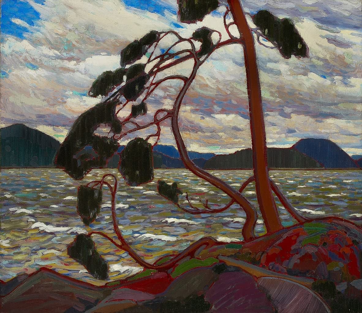 Impression tableaux graffiti art mural Tom Thomson haute qualité - 5