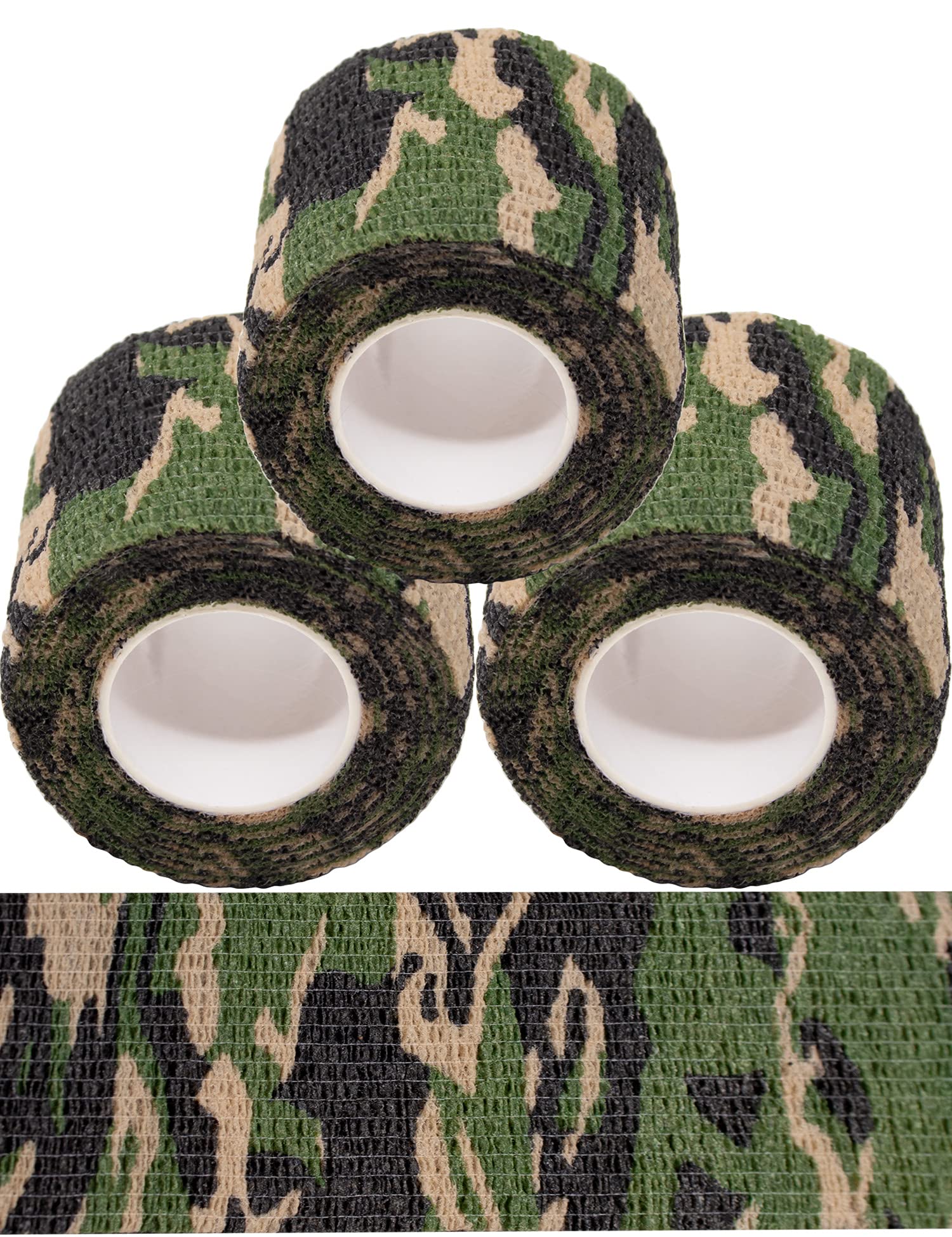 Nastro mimetico impermeabile, multiuso, 4,5 m, set da 3 pezzi