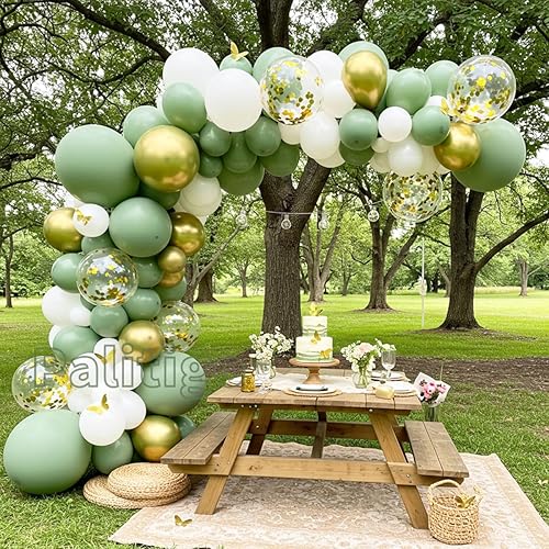 Miniatura 20 de Kit de guirnalda de globos blancos: 131 globos blancos con globos de luna y estrella, perfecto para decoraciones de baby shower de estrellas