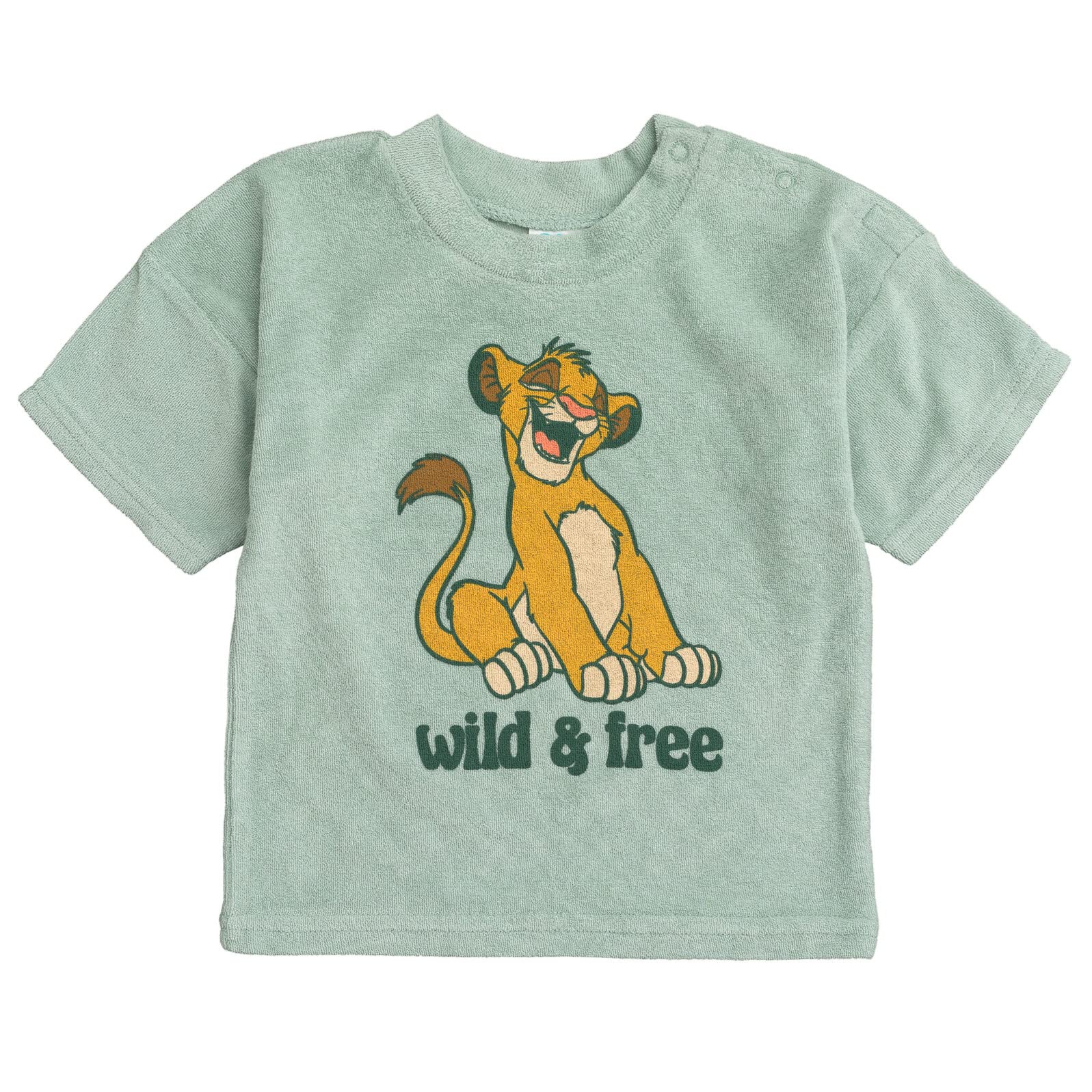 Disney Baby-T-Shirt, Fahrrad-Shorts und Mütze, 3-teilig, Motiv: König der Löwen, Mickey Mouse Simba