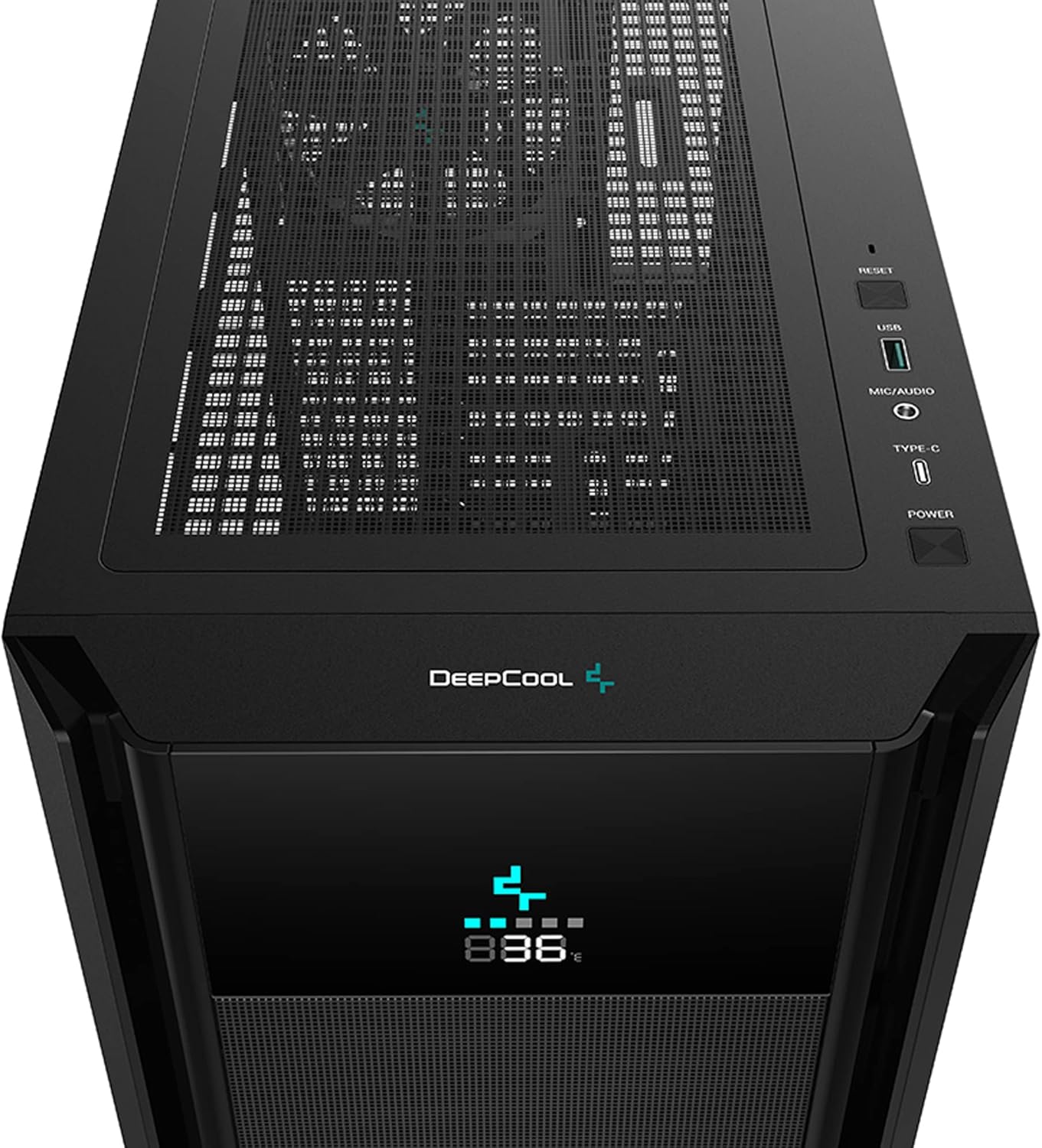 Buy DeepCool CH510 MESH DIGITALMidTower ATX Computer Case, Digital LCD Display for CPU/GPU