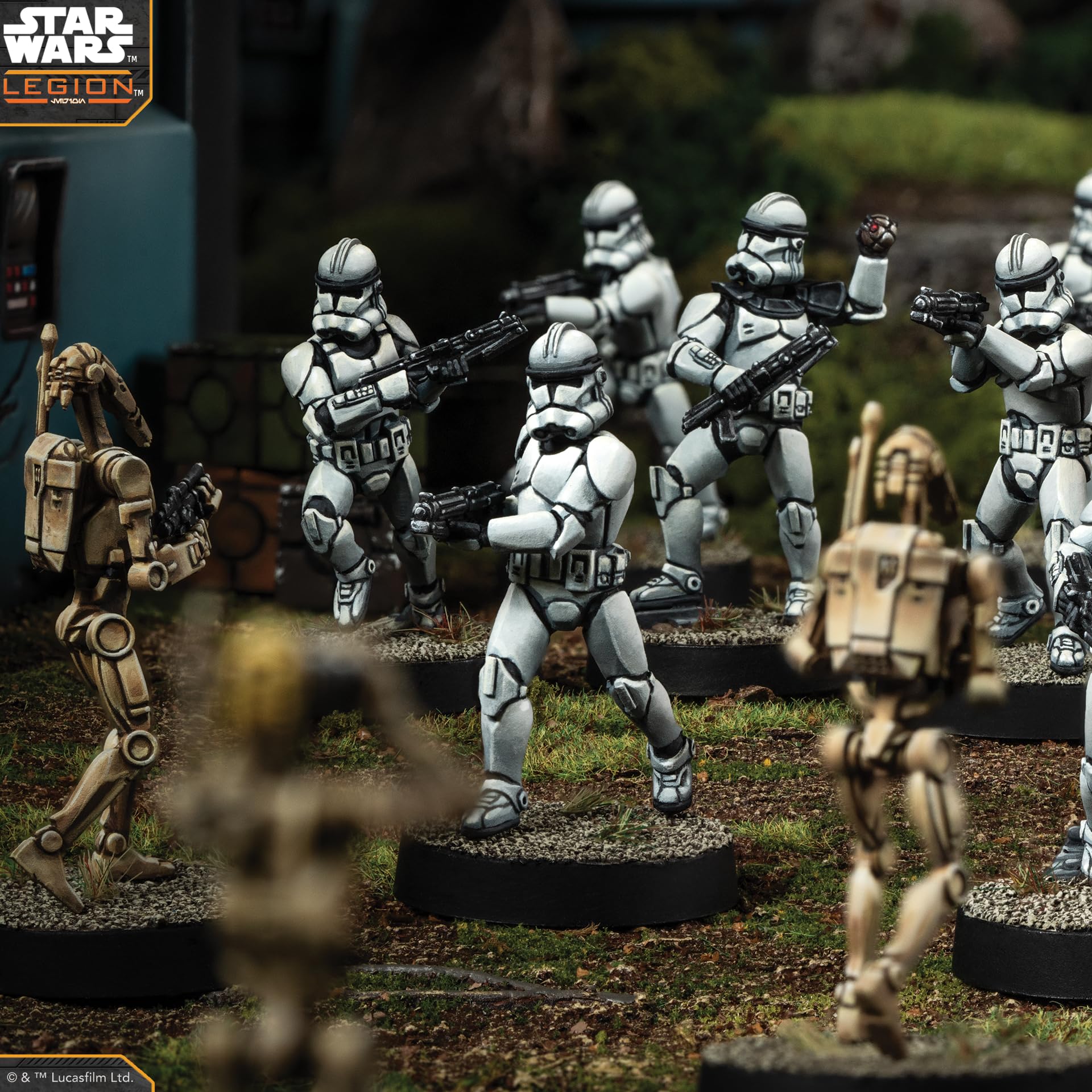 Asmodee, Star Wars: Legion - Clone Trooper Infantry, espansione, Atomic Mass Games, Tabletop, 2 giocatori, 14+ anni, 120-180 minuti, tedesco, multilingue