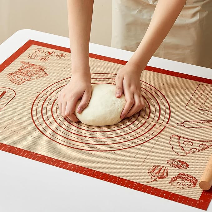 Silicone Baking Pastry Dough Mat - 28x20Inch Extra Large Cookie