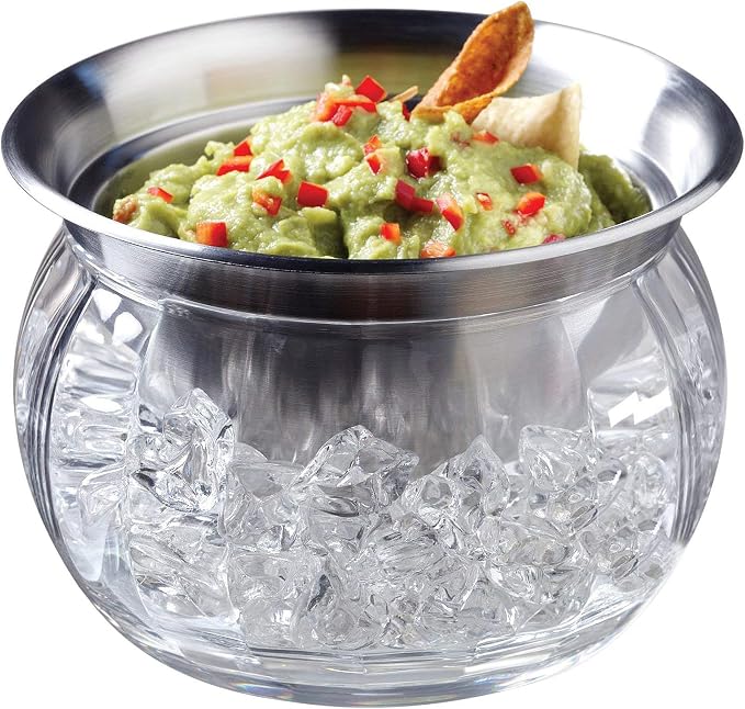 Prodyne Dips On Ice Stainless-Steel Bowl, 16oz