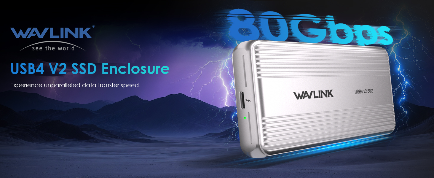 Amazon.com: WAVLINK 80Gbps M.2 NVMe SSD Enclosure with