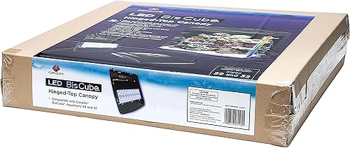 Miniatura 9 de Coralife Toldo con bisagra LED Biocube | Toldo de repuesto | Actualiza los acuarios fluorescentes en LED.