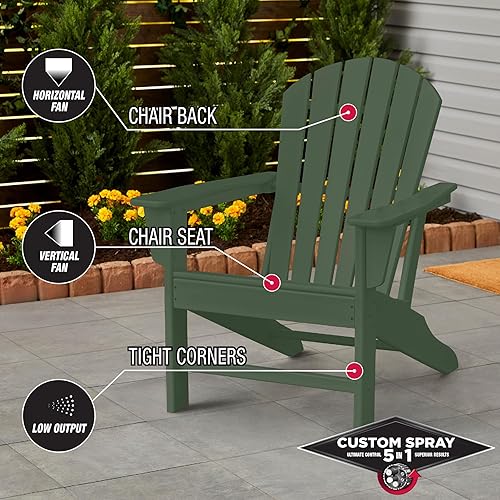 Miniatura 5 de Rust-Oleum 383421 - Pintura en aerosol 5 en 1 personalizada para prevención del óxido, 12 onzas, verde tierra satinado