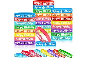 BBTO Happy Birthday Wristbands for Kids