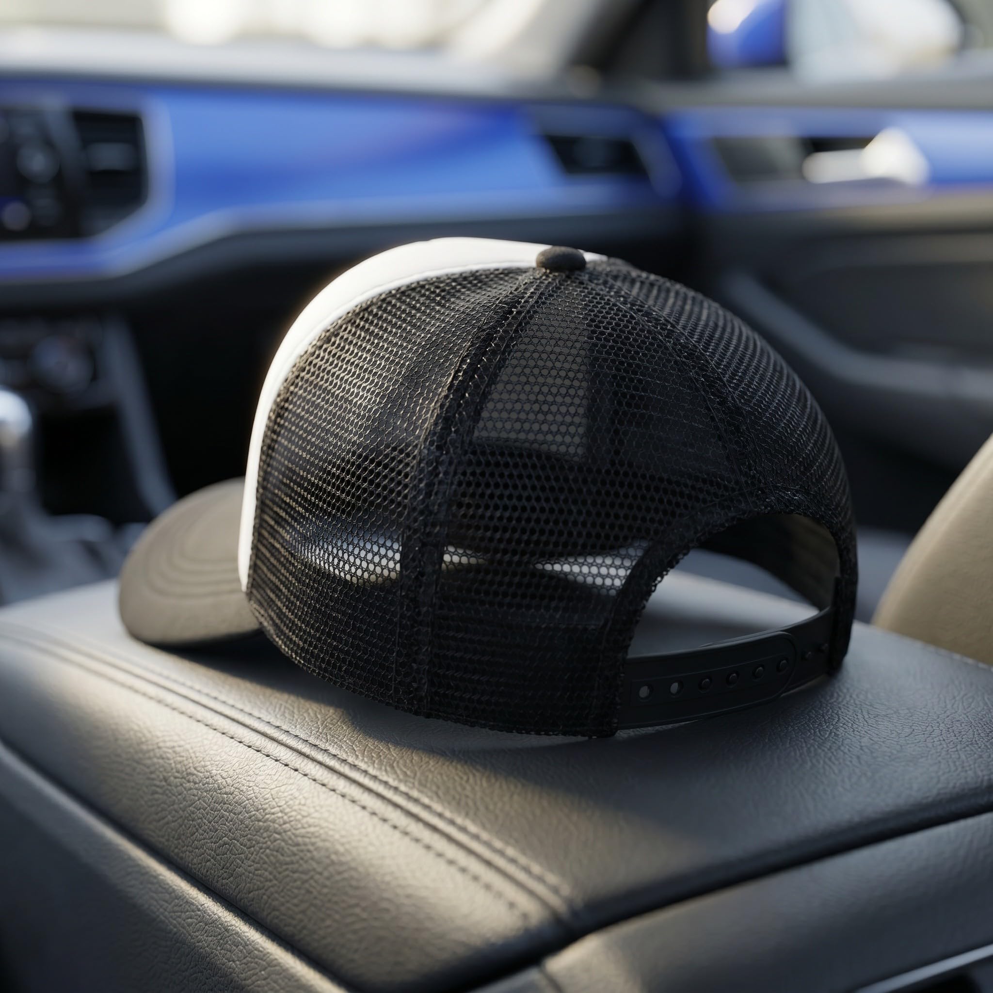 Artibetter 12 Cappellini Trucker in Rete per Sublimazione - Cappellini Vuoti stampabili con trasferimento Termico - da Baseball in Rete di Poliestere - per Adulti con Logo Personalizzato Regolabile